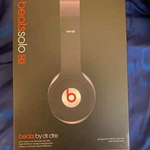 Beats by Dre solo. Red and black